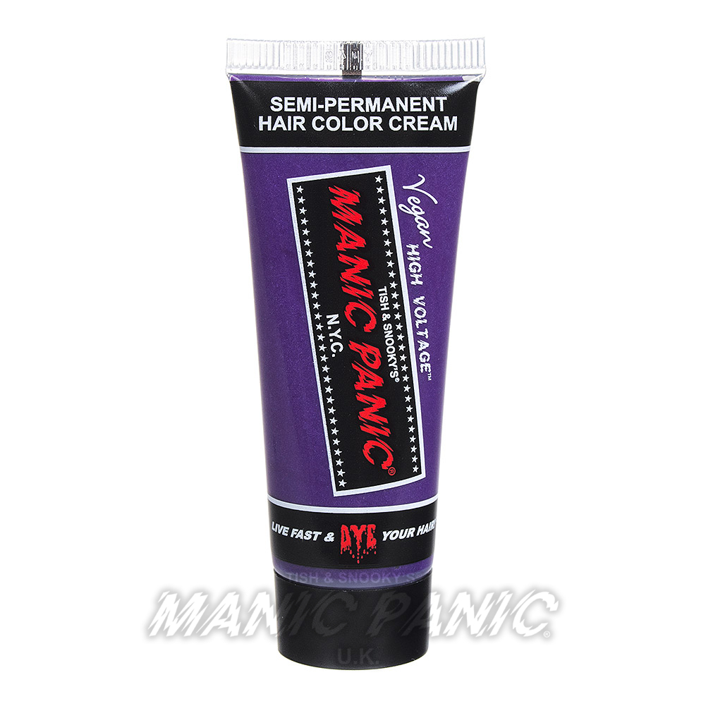 Ultra Violet Blue Mini High Voltage Hair Dye Manic Panic Uk