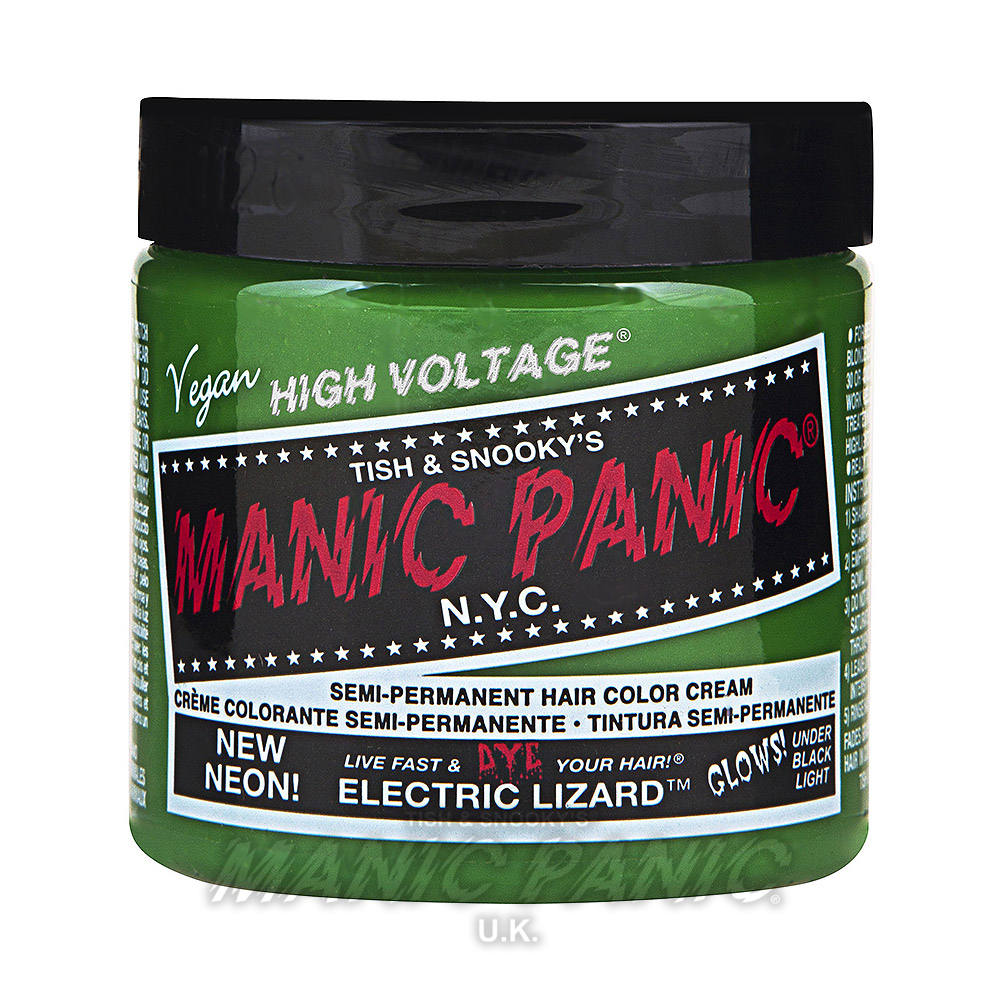 Electric Lizard High Voltage Classic Hair Dye Manic Panic UK